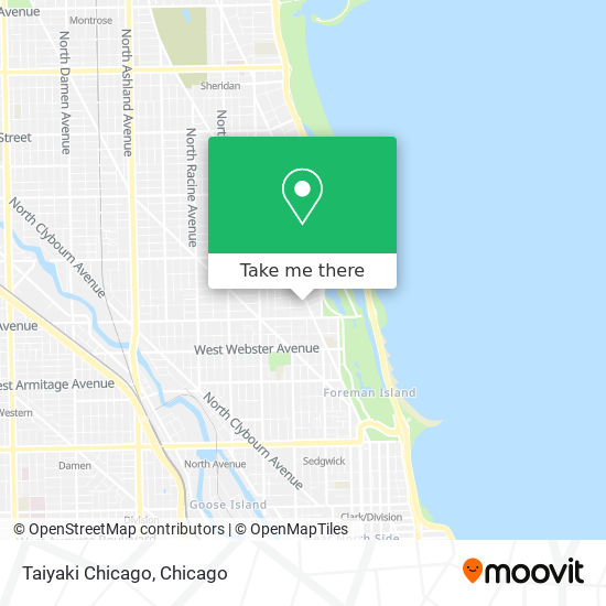 Taiyaki Chicago map