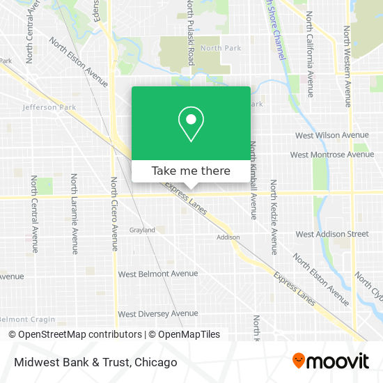 Midwest Bank & Trust map