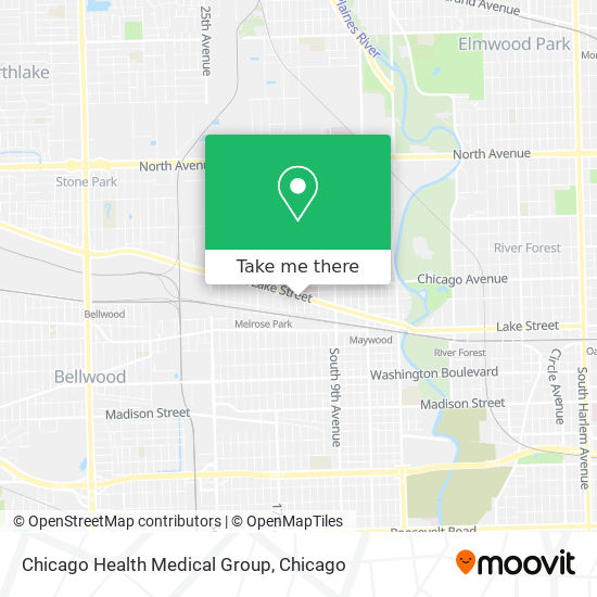 Chicago Health Medical Group map