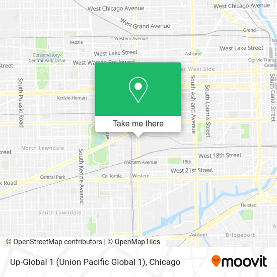 Mapa de Up-Global 1 (Union Pacific Global 1)