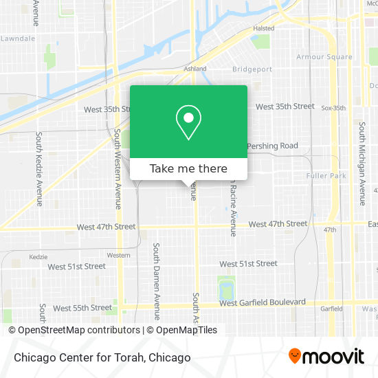 Chicago Center for Torah map