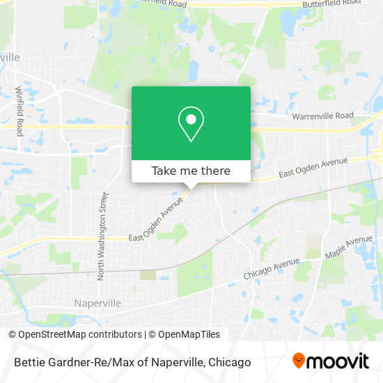 Bettie Gardner-Re / Max of Naperville map
