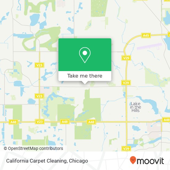 Mapa de California Carpet Cleaning