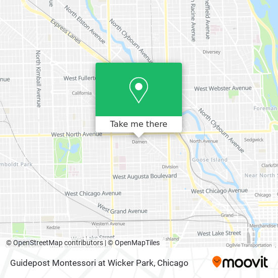 Guidepost Montessori at Wicker Park map