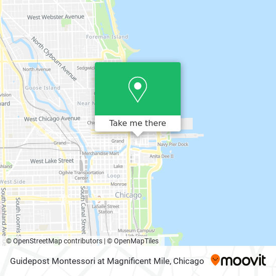 Mapa de Guidepost Montessori at Magnificent Mile