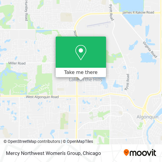 Mercy Northwest Women's Group map