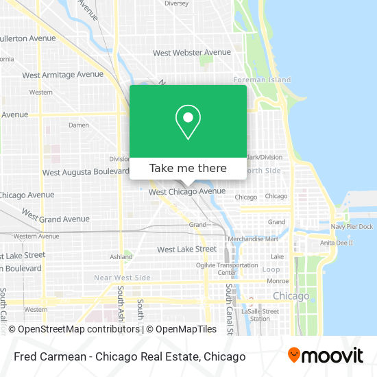 Fred Carmean - Chicago Real Estate map