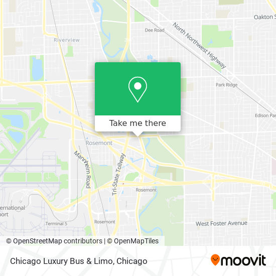 Mapa de Chicago Luxury Bus & Limo