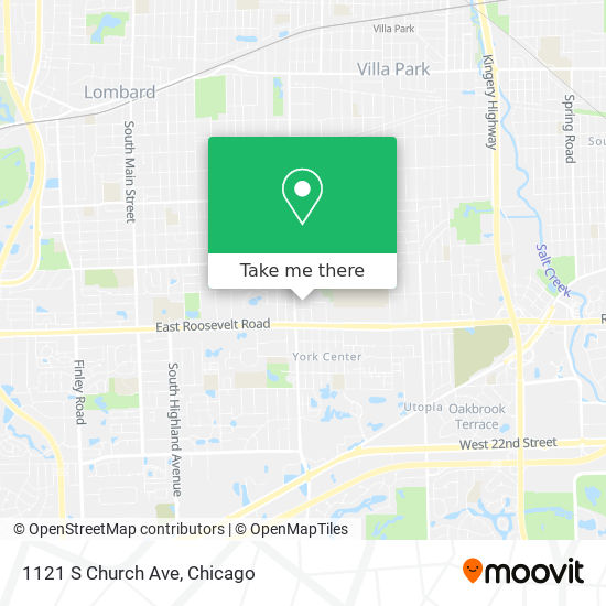 1121 S Church Ave map