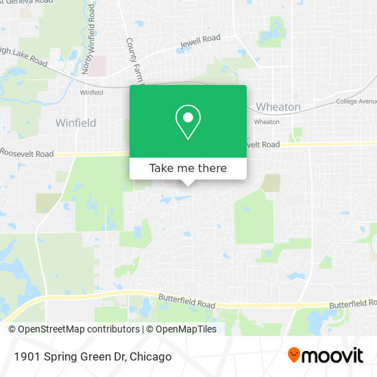 Mapa de 1901 Spring Green Dr