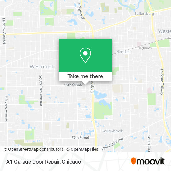 A1 Garage Door Repair map