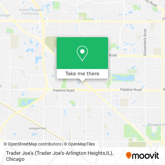 Mapa de Trader Joe's (Trader Joe's-Arlington Heights,IL)