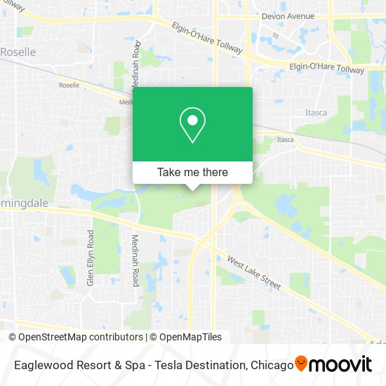 Eaglewood Resort & Spa - Tesla Destination map