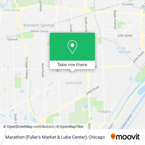 Marathon (Fuller's Market & Lube Center) map