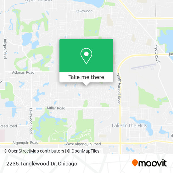 2235 Tanglewood Dr map