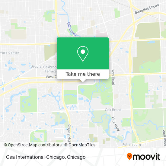 Csa International-Chicago map