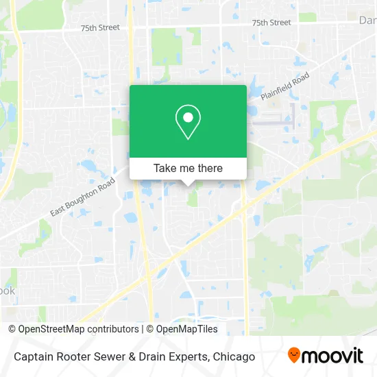 Captain Rooter Sewer & Drain Experts map