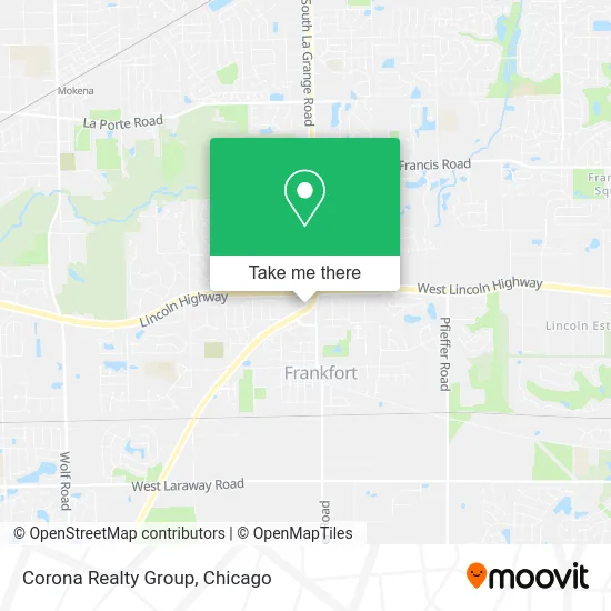 Corona Realty Group map