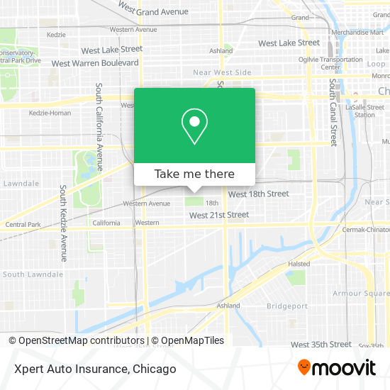 Mapa de Xpert Auto Insurance