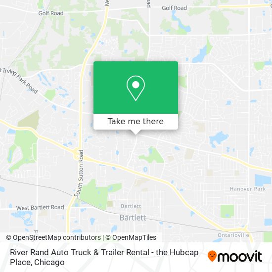 River Rand Auto Truck & Trailer Rental - the Hubcap Place map