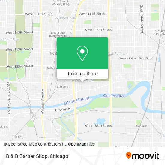 B & B Barber Shop map