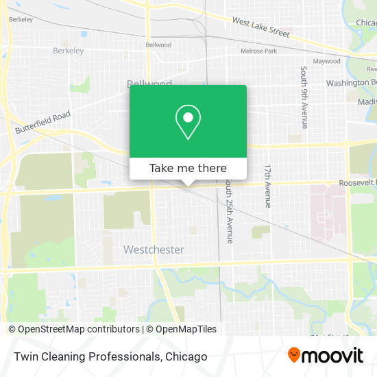Twin Cleaning Professionals map