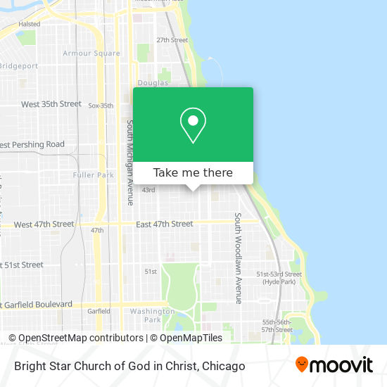 Bright Star Church of God in Christ map