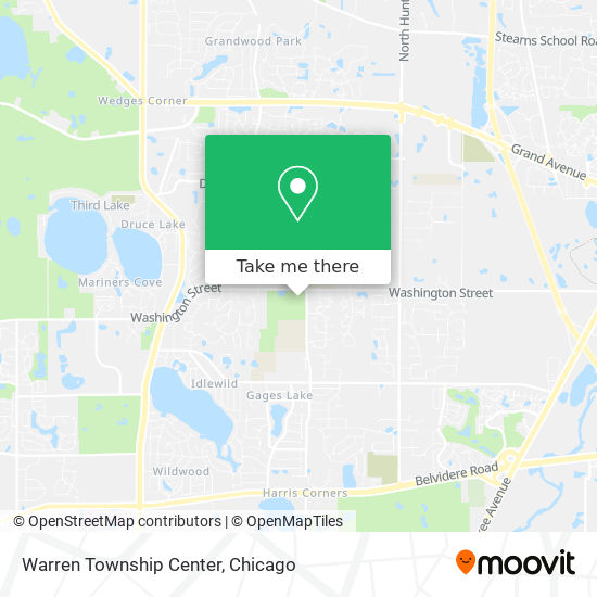 Mapa de Warren Township Center