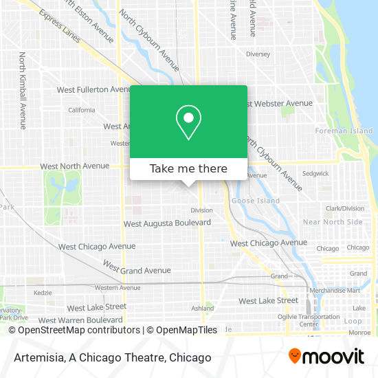 Artemisia, A Chicago Theatre map