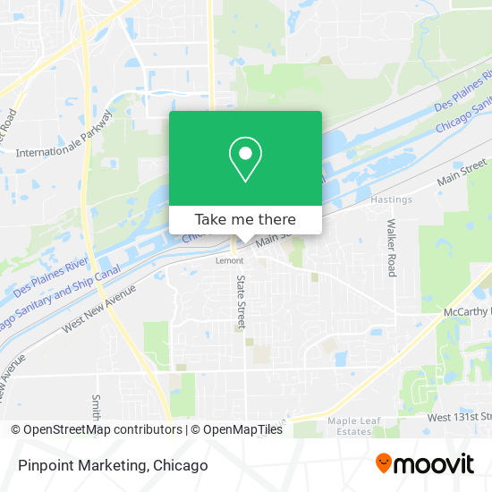 Pinpoint Marketing map