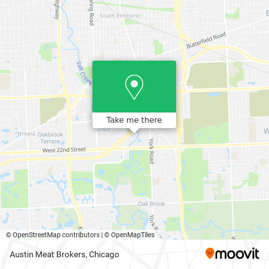 Austin Meat Brokers map