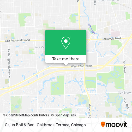 Cajun Boil & Bar - Oakbrook Terrace map