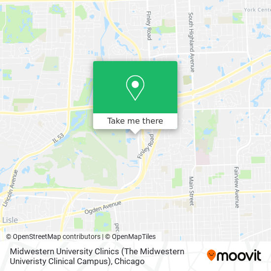 Midwestern University Clinics (The Midwestern Univeristy Clinical Campus) map