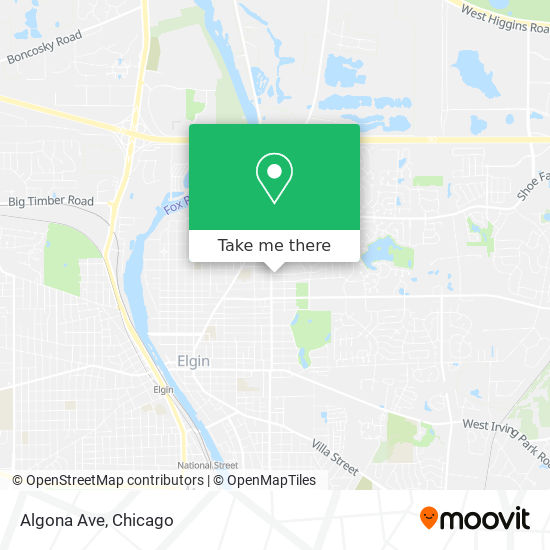 Mapa de Algona Ave