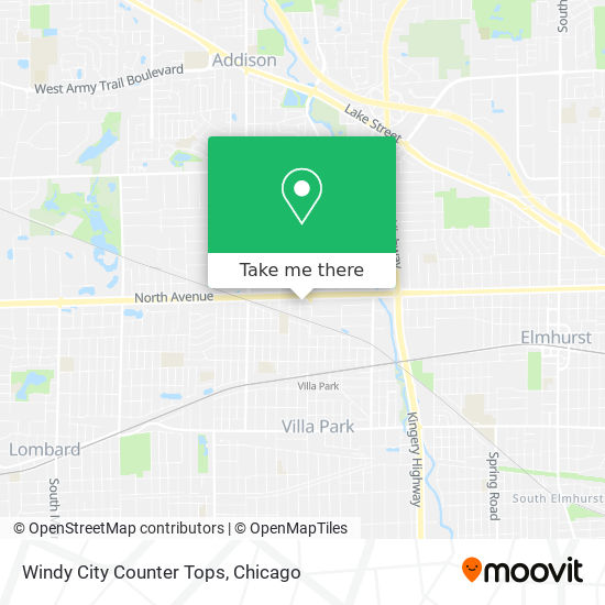 Mapa de Windy City Counter Tops