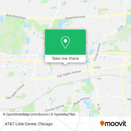 AT&T Lisle Center map