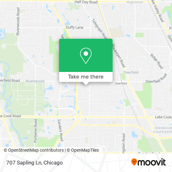 707 Sapling Ln map