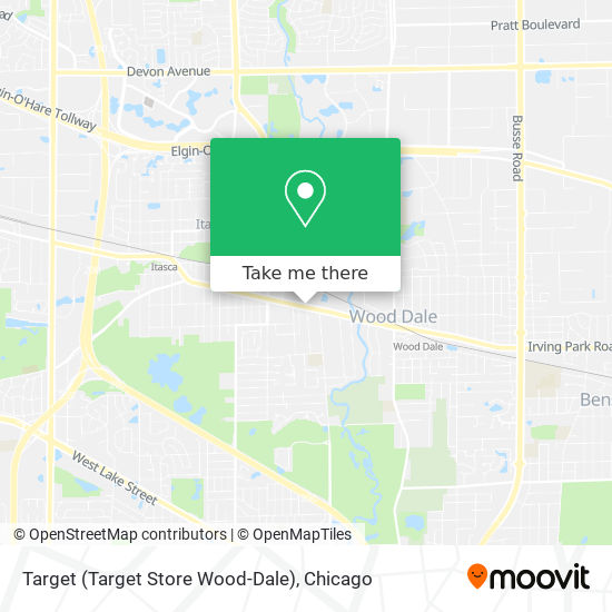 Target (Target Store Wood-Dale) map