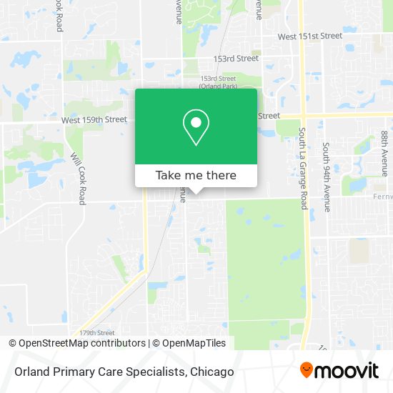 Orland Primary Care Specialists map