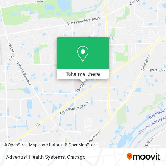 Mapa de Adventist Health Systems