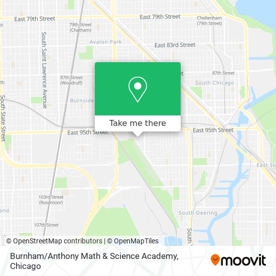 Mapa de Burnham / Anthony Math & Science Academy