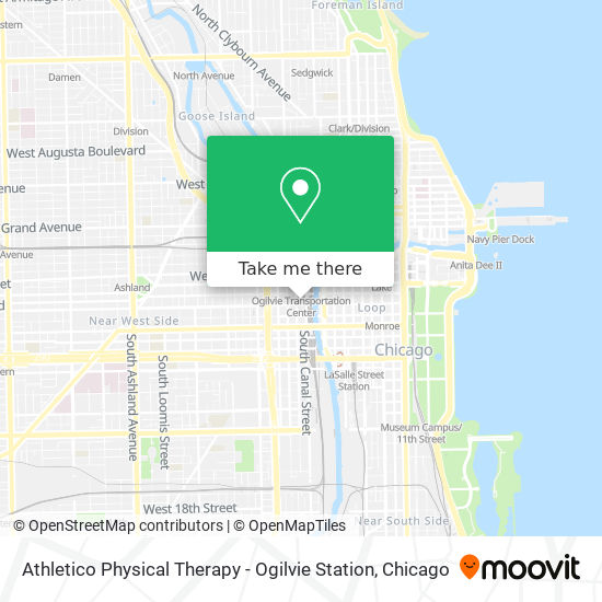 Athletico Physical Therapy - Ogilvie Station map