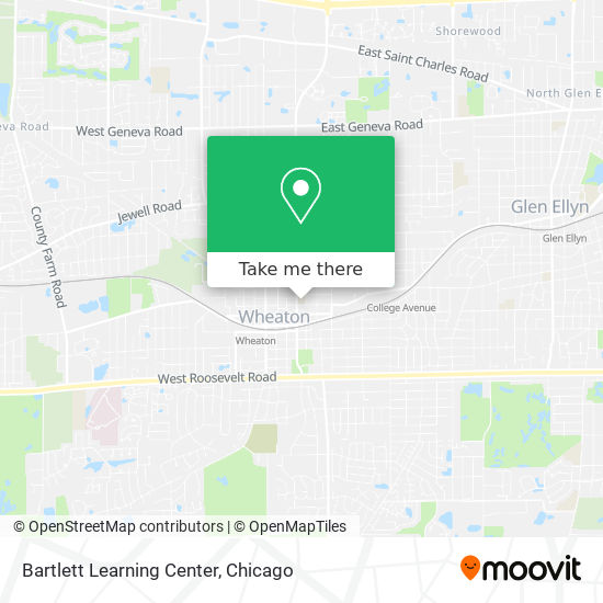 Bartlett Learning Center map