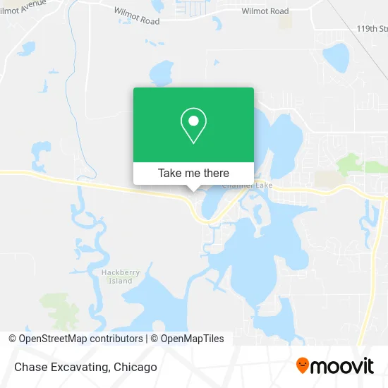 Chase Excavating map