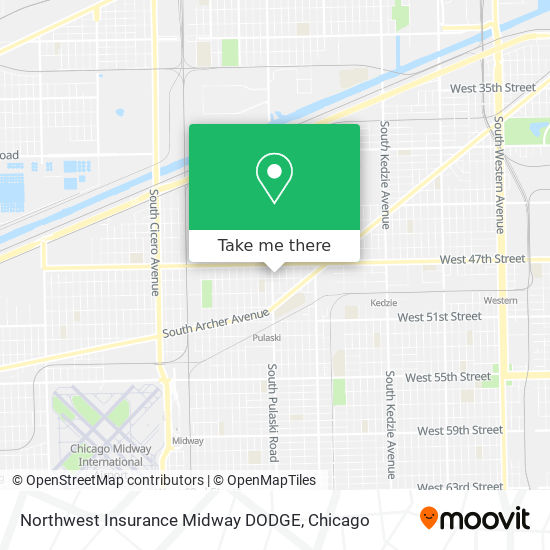 Mapa de Northwest Insurance Midway DODGE