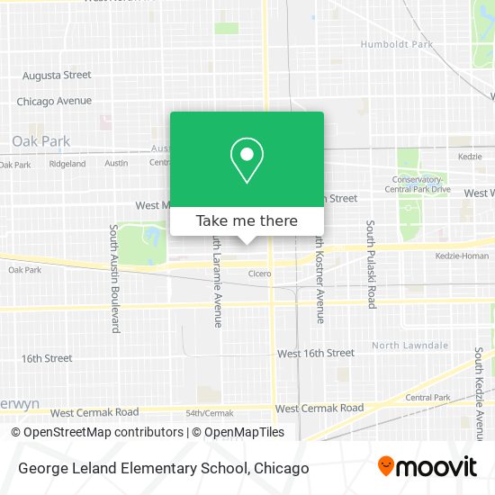 George Leland Elementary School map