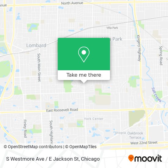 Mapa de S Westmore Ave / E Jackson St