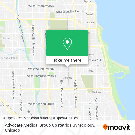 Advocate Medical Group Obstetrics Gynecology map