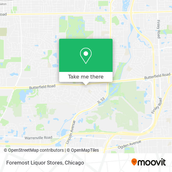 Foremost Liquor Stores map