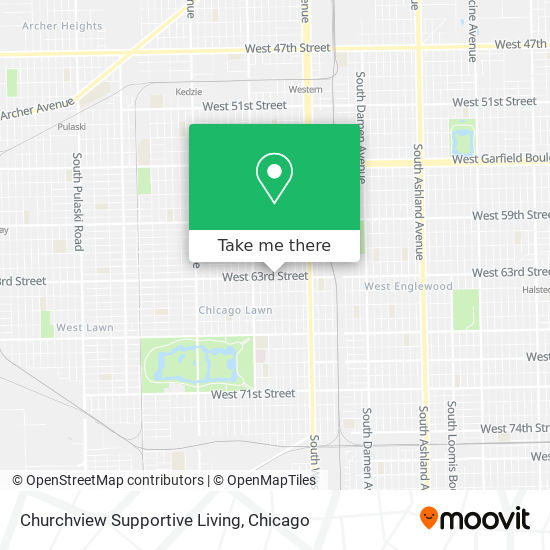 Churchview Supportive Living map